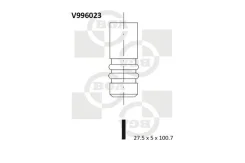 ������ 27.5x5x v996023 BG Automotive V996023 ����