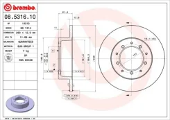 08.5316.10_���� ���� 08531610 Brembo 08531610 ����