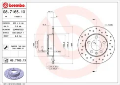 ���� ��������� 0871651x Brembo 0871651X ����