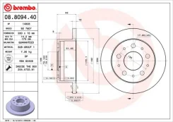 08.8094.40_���� ���� 08809440 Brembo 08809440 ����