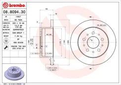 08.8094.30_���� ���� 08809430 Brembo 08809430 ����