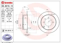 08.8316.10_���� ���� 08831610 Brembo 08831610 ����