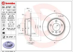 ���� ��������� 08978711 Brembo 08978711 ����