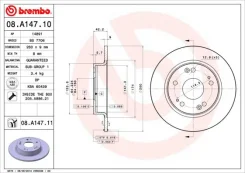 08. A147.10_���� ���� 08a14710 Brembo 08A14710 ����