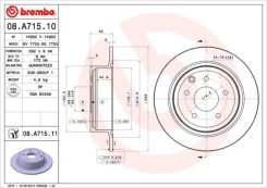 08. A715.10_���� ���� 08a71510 Brembo 08A71510 ����