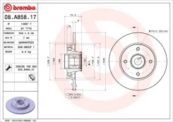 08. A858.17_���� ���� 08a85817 Brembo 08A85817 ����
