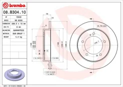 08.b304.10_���� ���� 08b30410 Brembo 08B30410 ����