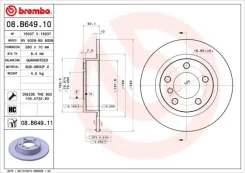 ���� ����. �����. Re 08b64911 Brembo 08B64911 ����