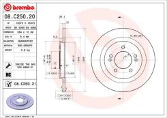 ���� ��������� Hyund 08c25021 Brembo 08C25021 ����