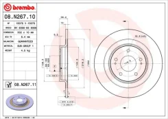 ���� ��������� ����� 08n26711 Brembo 08N26711 ����