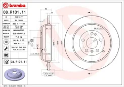 ���� ��������� 08r10111 Brembo 08R10111 ����