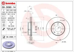 ���� ��������� 09309011 Brembo 09309011 ����