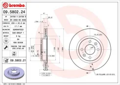 ���� ��������� bremb 09580221 Brembo 09580221 ����