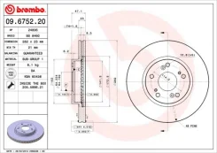 09.6752.20_���� ���� 09675220 Brembo 09675220 ����