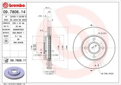 09.7806.11_���� ���� 09780611 Brembo 09780611 ����