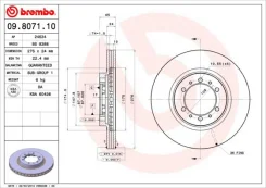 09.8071.10_���� ���� 09807110 Brembo 09807110 ����