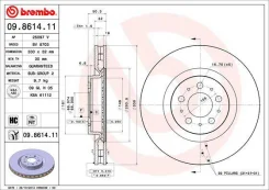 09.8614.11_���� ���� 09861411 Brembo 09861411 ����
