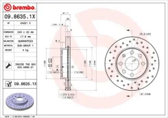 ���� ��������� ����� 0986351x Brembo 0986351X ����