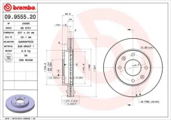 09.9555.20_���� ���� 09955520 Brembo 09955520 ����