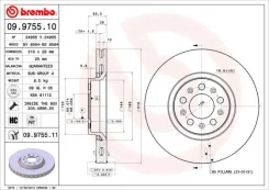 ���� ���� Volvo XC90 09975511 Brembo 09975511 ����