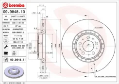 ������ 09.9848.10 09984811 Brembo 09984811 ����