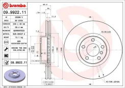 09.9922.11_[34116771 09992211 Brembo 09992211 ����