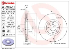09. A185.14_���� ���� 09a18514 Brembo 09A18514 ����