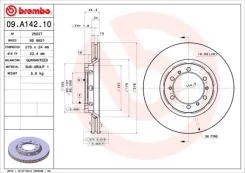 ���� ��������� 09a14210 Brembo 09A14210 ����