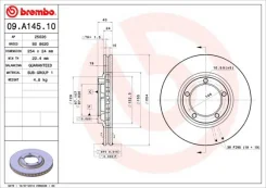 ���� ��������� 09a14510 Brembo 09A14510 ����