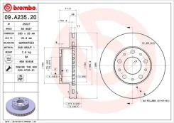 09. A235.20_���� ���� 09a23520 Brembo 09A23520 ����
