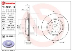 09.a296.11_���� ���� 09a29611 Brembo 09A29611 ����