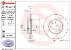 09. A445.10_���� ���� 09a44510 Brembo 09A44510 ����