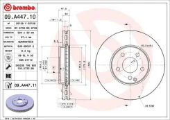 09. A447.11_���� ���� 09a44711 Brembo 09A44711 ����