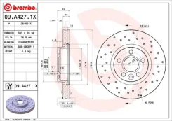09. A427.1X_���� ���� 09a4271x Brembo 09A4271X ����
