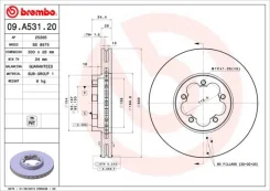 09. A531.20_���� ���� 09a53120 Brembo 09A53120 ����