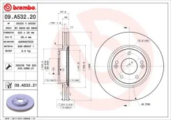 ���� ����. �����. Fr 09a53221 Brembo, ������ �������� 09A53221 ����