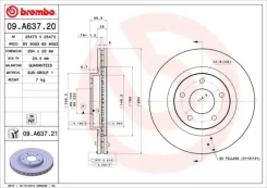 ���� ��������� Mitsu 09a63721 Brembo 09A63721 ����