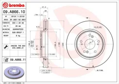 09.a866.10_���� ���� 09a86610 Brembo 09A86610 ����
