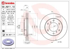 ���� ��������� 09a91110 Brembo 09A91110 ����