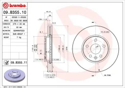 09.b355.10 ���� ���� 09b35510 Brembo 09B35510 ����
