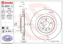 ���� ��������� LAND 09b50411 Brembo 09B50411 ����
