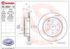 09. B591.10 ���� ���� 09b59110 Brembo 09B59110 ����