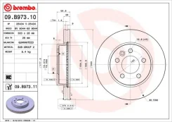 ���� ��������� VW AM 09b97311 Brembo 09B97311 ����