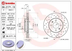 ���� ��������� hyund 09c1711x Brembo 09C1711X ����