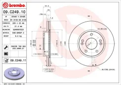 ���� ����. ���. Fr H 09c24911 Brembo, ������ �������� 09C24911 ����
