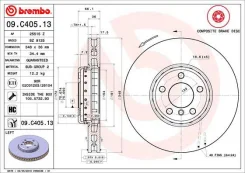 ���� ����. �����. Fr 09c40513 Brembo, ������ �������� 09C40513 ����