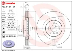 09. R103.11_���� ���� 09r10311 Brembo 09R10311 ����