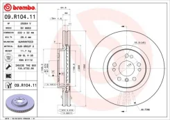 09. R104.11_���� ���� 09r10411 Brembo 09R10411 ����