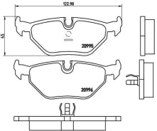 P06011_ 265 00 FDB578 p06011 Brembo P06011 ����