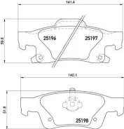 ������� ��������� ���� p37016 Brembo P37016 ����